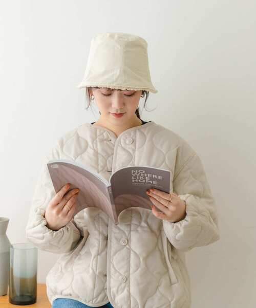 RODE SKO(ロデスコ)の「リバーシブルボアハット(ハット・レディース・ブラック/アイボリー・ONE)」の10枚目の写真