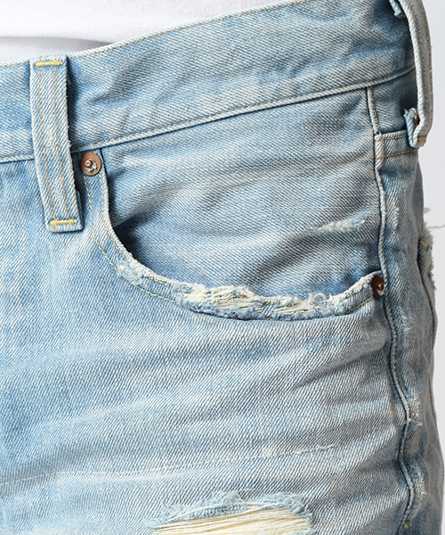 BEAMS（ビームス）の「RED CARD / Rhythm Repair Light (デニムパンツ)（デニムパンツ・メンズ・ライトブルー・28inch/33inch/31inch/30inch/32inch/29inch）」の7枚目の写真