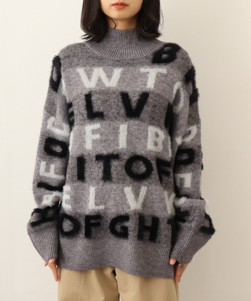 HORIZON SHAGGY CREWNECK / HUF シャギーニット ジャカード
