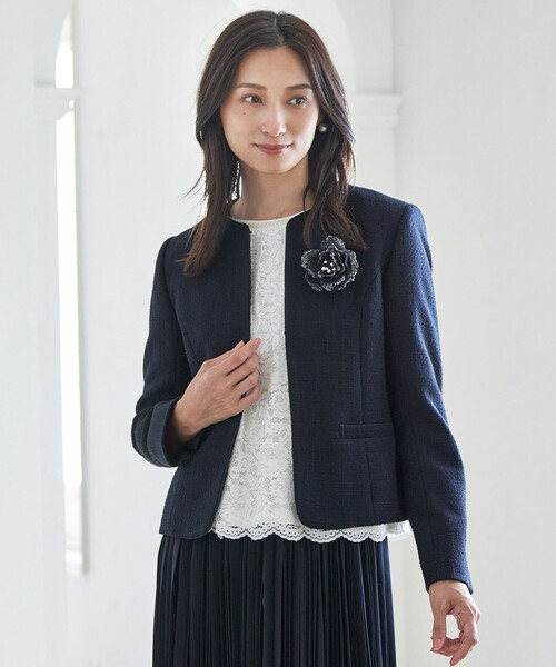 ANY（エニィ）の「【前後着用可】シフォンブラウス（シャツ/ブラウス・レディース・ホワイト系・3/2/1）」の4枚目の写真