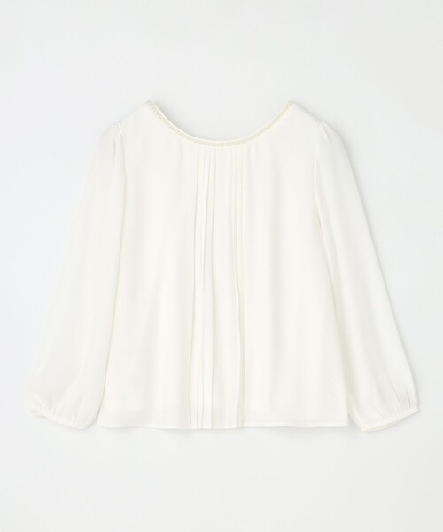 ANY（エニィ）の「【前後着用可】シフォンブラウス（シャツ/ブラウス・レディース・ホワイト系・3/2/1）」の11枚目の写真