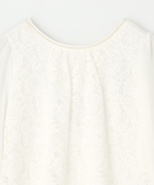 ANY（エニィ）の「【前後着用可】シフォンブラウス（シャツ/ブラウス・レディース・ホワイト系・3/2/1）」の13枚目の写真