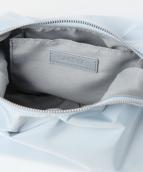 LAKOLE（ラコレ）の「ミニハーフムーンショルダー / 991653（ショルダーバッグ・レディース・ライトグリーン/ライトブルー/ブラック/オフホワイト・FREE）」の10枚目の写真