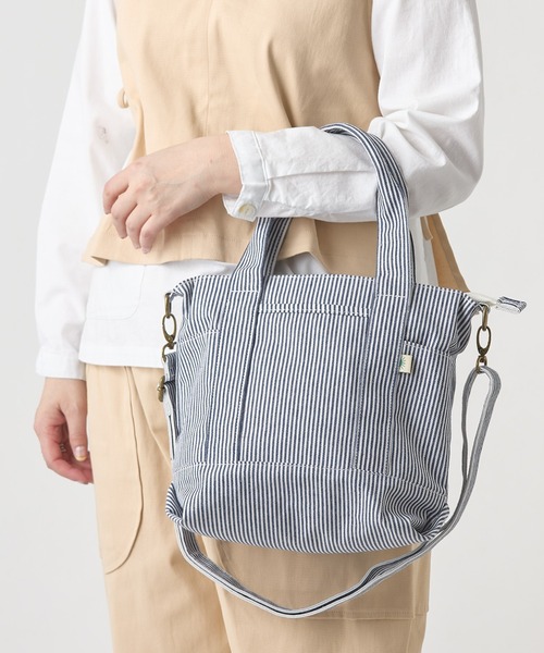 salle de bal(サルデバル)の「2way トートバッグ ショルダーバック コットン SFA 0117S MMI(トートバッグ・レディース・カーキ/アイボリー/ブラック/ブラック系その他/その他4/レッド/マスタード/その他1/その他2/その他3/その他5/インディゴブルー・FREE)」の10枚目の写真