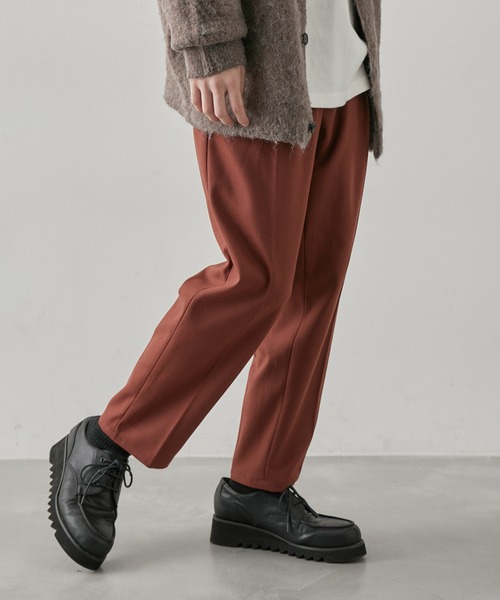  j.n.r.d（ジェー・エヌ・アール・ディー）の「j.n.r.d/起毛TRスリムテーパードパンツ（スラックス・メンズ・キャメル/ダークブラウン/グレー・L/M/LL）」の9枚目の写真