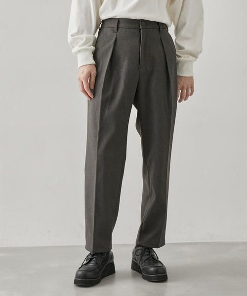  j.n.r.d（ジェー・エヌ・アール・ディー）の「j.n.r.d/起毛TRスリムテーパードパンツ（スラックス・メンズ・キャメル/ダークブラウン/グレー・L/M/LL）」の16枚目の写真