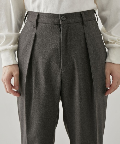  j.n.r.d（ジェー・エヌ・アール・ディー）の「j.n.r.d/起毛TRスリムテーパードパンツ（スラックス・メンズ・キャメル/ダークブラウン/グレー・L/M/LL）」の19枚目の写真