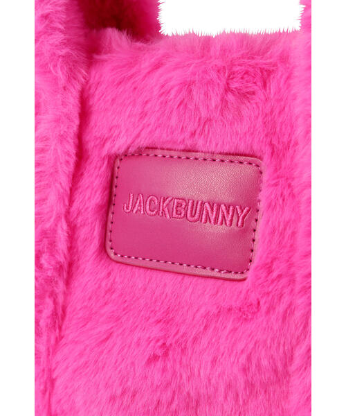 美品 JACK BUNNY ジャックバニー ファー ショルダーバッグ ブルー 美品 JACK BUNNY ジャックバニー ファー ショルダーバッグ