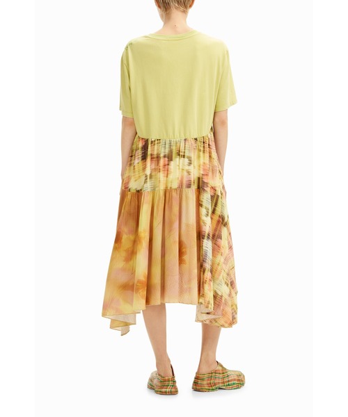 Desigual(デシグアル)の「【Desigual×Collina Strada】ワンピースショートスリーブ(ワンピース・レディース・グリーン・S/M/L)」の4枚目の写真