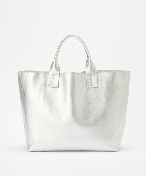 IACUCCI（イアクッチ）の「オペラ LAMINATO/INSTAMP（トートバッグ・レディース・シルバー・FREE）」の9枚目の写真