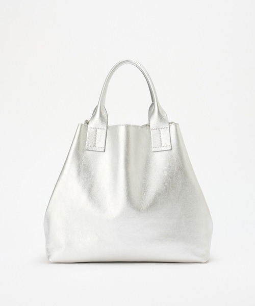 IACUCCI（イアクッチ）の「オペラ LAMINATO/INSTAMP（トートバッグ・レディース・シルバー・FREE）」の12枚目の写真