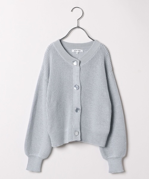 GLOBAL WORK(グローバルワーク)の「洗えるラメニットクルーカーデ/976067(カーディガン/ボレロ・キッズ・イエロー/サックスブルー・130cm/160cm/120cm/150cm/140cm/170cm)」の10枚目の写真