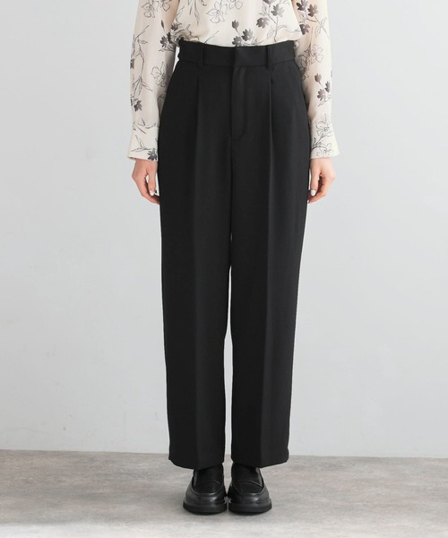 URBAN RESEARCH ROSSO WOMEN（アーバンリサーチ　ロッソ）の「ウォッシャブルセンタープレスパンツ（その他パンツ・レディース・ブラック/ホワイト系その他/ブルー・36/38）」の22枚目の写真