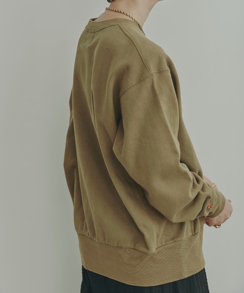 GENE HEAVENS（ジーンヘブンズ）の「(GENE HEAVENS)WONDER カレッジスウェット（スウェット・レディース・グレー/グリーン・FREE）」の7枚目の写真