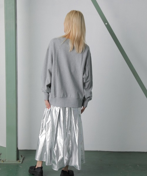 GENE HEAVENS（ジーンヘブンズ）の「(GENE HEAVENS)WONDER カレッジスウェット（スウェット・レディース・グレー/グリーン・FREE）」の21枚目の写真