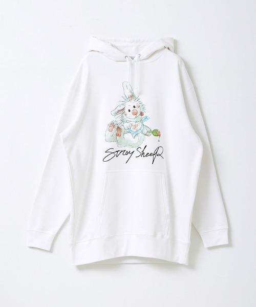 STRAY SHEEP（ストレイシープ）の「【STRAY SHEEP/ストレイシープ】スージー・ズー×STRAY SHEEP パーカー/オーバーサイズバックプリントプルオーバーフーディー（パーカー・レディース・ホワイト系その他2/ホワイト系その他・MEDIUM/LARGE/X-LARGE）」の3枚目の写真