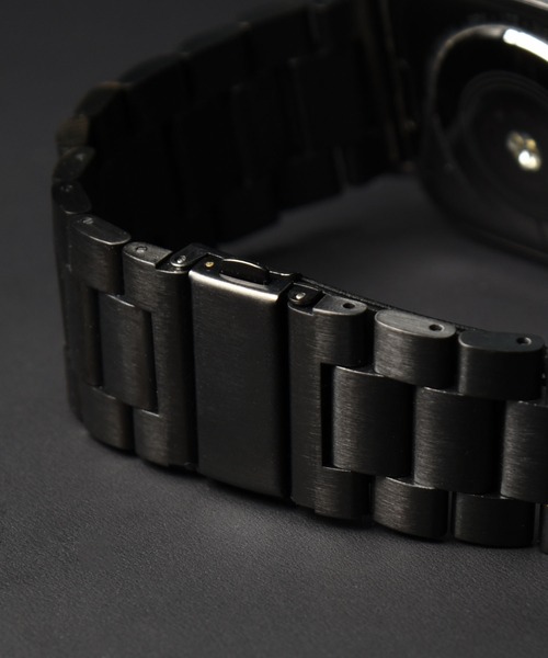 CALIFORNIA OUTFITTERS(カリフォルニア アウトフィッターズ)の「3-12C15 Apple Watch Band アップルウォッチ バンド ベルト(デジタル腕時計・メンズ・シルバー系その他/ブラック/シルバー・40mm/44mm)」の5枚目の写真