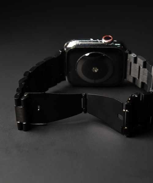 CALIFORNIA OUTFITTERS(カリフォルニア アウトフィッターズ)の「3-12C15 Apple Watch Band アップルウォッチ バンド ベルト(デジタル腕時計・メンズ・シルバー系その他/ブラック/シルバー・40mm/44mm)」の6枚目の写真