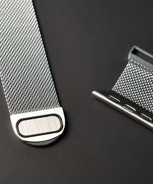 CALIFORNIA OUTFITTERS(カリフォルニア アウトフィッターズ)の「3-12C15 Apple Watch Band アップルウォッチ バンド ベルト(デジタル腕時計・メンズ・シルバー系その他/ブラック/シルバー・40mm/44mm)」の20枚目の写真