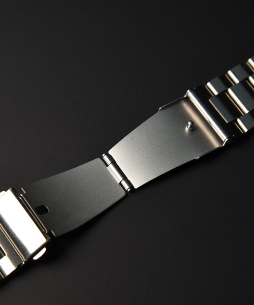 CALIFORNIA OUTFITTERS(カリフォルニア アウトフィッターズ)の「3-12C15 Apple Watch Band アップルウォッチ バンド ベルト(デジタル腕時計・メンズ・シルバー系その他/ブラック/シルバー・40mm/44mm)」の11枚目の写真