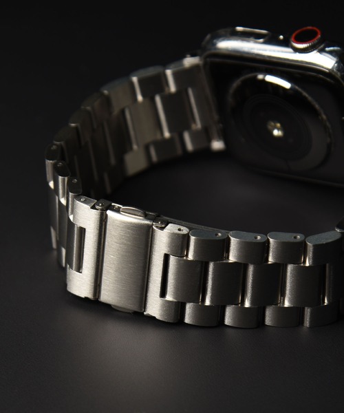 CALIFORNIA OUTFITTERS(カリフォルニア アウトフィッターズ)の「3-12C15 Apple Watch Band アップルウォッチ バンド ベルト(デジタル腕時計・メンズ・シルバー系その他/ブラック/シルバー・40mm/44mm)」の9枚目の写真