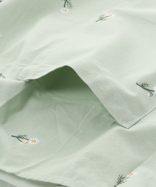 studio CLIP（スタディオクリップ）の「カモミール刺繍H型エプロン（エプロン・レディース・グリーン/ネイビー/ベージュ・FREE）」の11枚目の写真