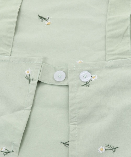 studio CLIP（スタディオクリップ）の「カモミール刺繍H型エプロン（エプロン・レディース・グリーン/ネイビー/ベージュ・FREE）」の12枚目の写真