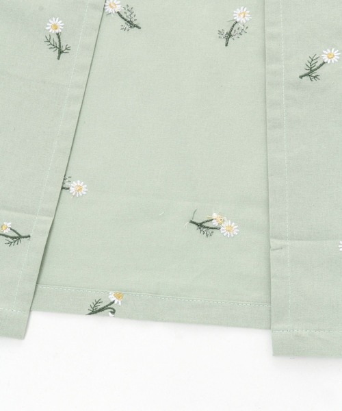 studio CLIP（スタディオクリップ）の「カモミール刺繍H型エプロン（エプロン・レディース・グリーン/ネイビー/ベージュ・FREE）」の13枚目の写真
