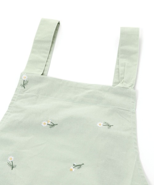 studio CLIP（スタディオクリップ）の「カモミール刺繍H型エプロン（エプロン・レディース・グリーン/ネイビー/ベージュ・FREE）」の7枚目の写真