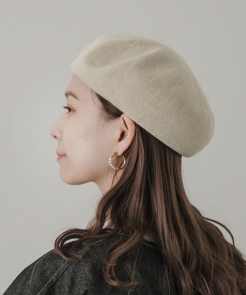セール】リネンミックスベレー（ハンチング/ベレー帽）｜SMELLY