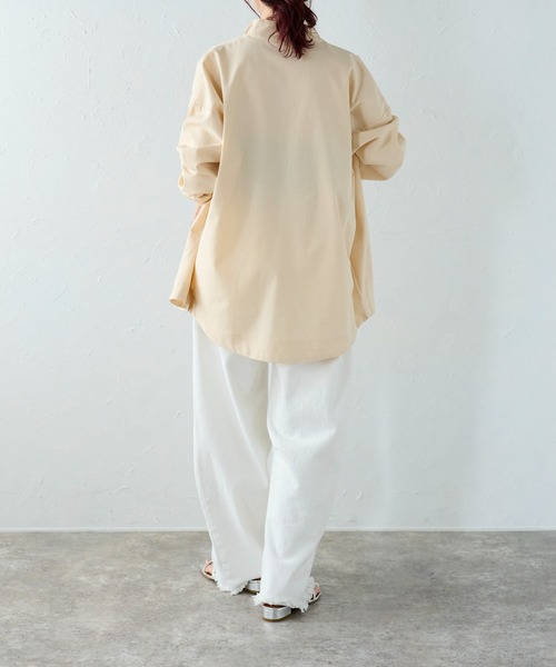 Fizz（フィズ）の「【Fizz/フィズ】　リネンテーラードジャケット（テーラードジャケット・レディース・ライトベージュ/ブラック・M）」の16枚目の写真