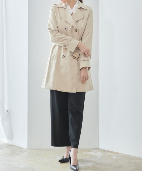 RIRIYANO（リリヤーノ）の「【RIRIYANO　トレンチコート】（トレンチコート・レディース・ベージュ/ネイビー・7号/9号/11号/13号/15号/17号/19号）」の5枚目の写真