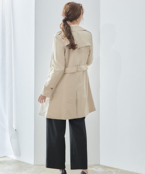RIRIYANO（リリヤーノ）の「【RIRIYANO　トレンチコート】（トレンチコート・レディース・ベージュ/ネイビー・7号/9号/11号/13号/15号/17号/19号）」の12枚目の写真