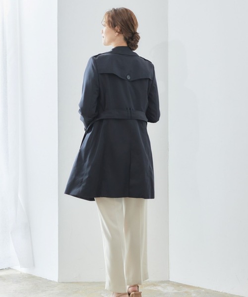 RIRIYANO（リリヤーノ）の「【RIRIYANO　トレンチコート】（トレンチコート・レディース・ベージュ/ネイビー・7号/9号/11号/13号/15号/17号/19号）」の14枚目の写真