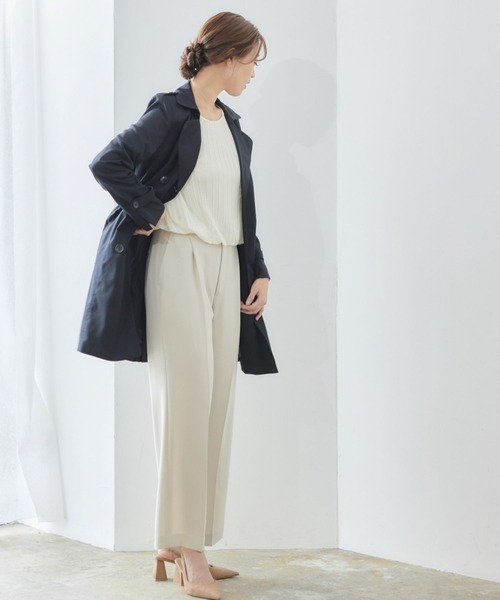 RIRIYANO（リリヤーノ）の「【RIRIYANO　トレンチコート】（トレンチコート・レディース・ベージュ/ネイビー・7号/9号/11号/13号/15号/17号/19号）」の15枚目の写真