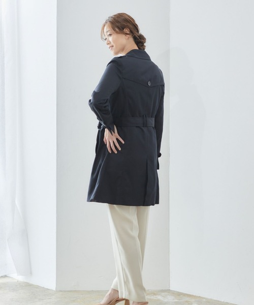 RIRIYANO（リリヤーノ）の「【RIRIYANO　トレンチコート】（トレンチコート・レディース・ベージュ/ネイビー・7号/9号/11号/13号/15号/17号/19号）」の17枚目の写真
