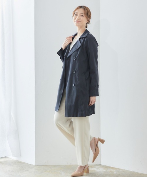 RIRIYANO（リリヤーノ）の「【RIRIYANO　トレンチコート】（トレンチコート・レディース・ベージュ/ネイビー・7号/9号/11号/13号/15号/17号/19号）」の22枚目の写真