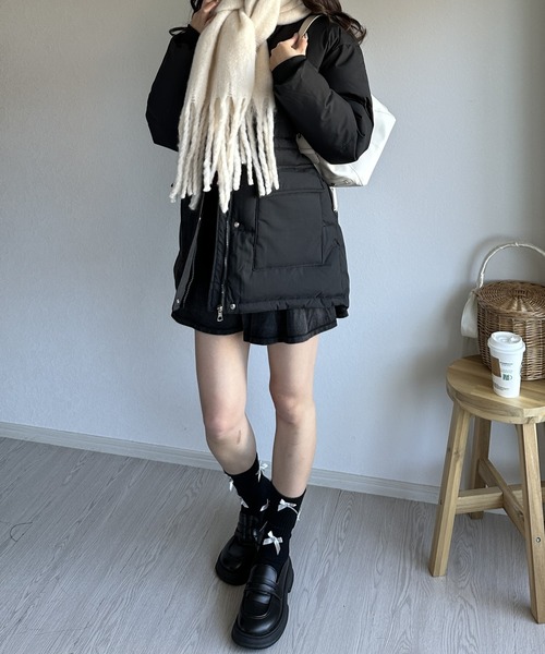 Silly（シリー）の「【コーデのポイントに！】リボンリブソックス（ソックス/靴下・レディース・ホワイト/ブラック/グレー・FREE）」の9枚目の写真