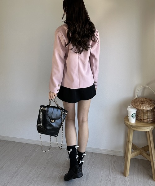 Silly（シリー）の「【コーデのポイントに！】リボンリブソックス（ソックス/靴下・レディース・ホワイト/ブラック/グレー・FREE）」の22枚目の写真