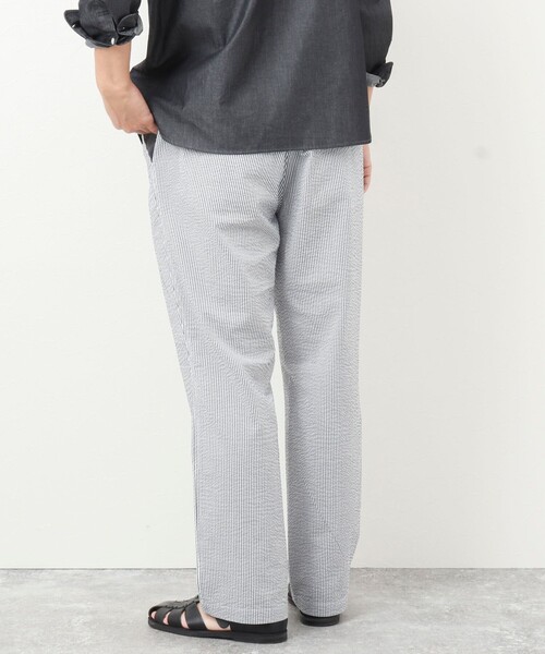 NOLLEY'S goodman(ノーリーズグッドマン)の「《セットアップ対応》【WORK ABOUT】COOLMAX サッカーイージーワイドパンツ(その他パンツ・メンズ・ホワイト系その他/ネイビー・S/M/L)」の6枚目の写真