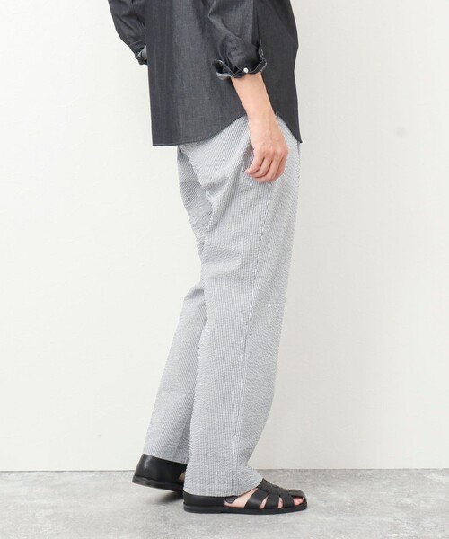 NOLLEY'S goodman(ノーリーズグッドマン)の「《セットアップ対応》【WORK ABOUT】COOLMAX サッカーイージーワイドパンツ(その他パンツ・メンズ・ホワイト系その他/ネイビー・S/M/L)」の7枚目の写真