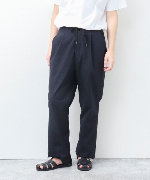 NOLLEY'S goodman(ノーリーズグッドマン)の「《セットアップ対応》【WORK ABOUT】COOLMAX サッカーイージーワイドパンツ(その他パンツ・メンズ・ホワイト系その他/ネイビー・S/M/L)」の13枚目の写真