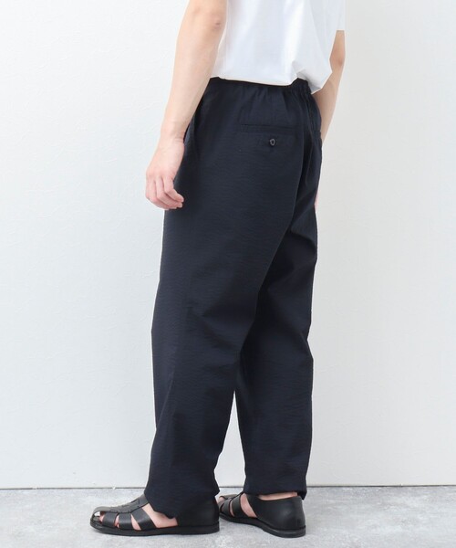 NOLLEY'S goodman(ノーリーズグッドマン)の「《セットアップ対応》【WORK ABOUT】COOLMAX サッカーイージーワイドパンツ(その他パンツ・メンズ・ホワイト系その他/ネイビー・S/M/L)」の14枚目の写真