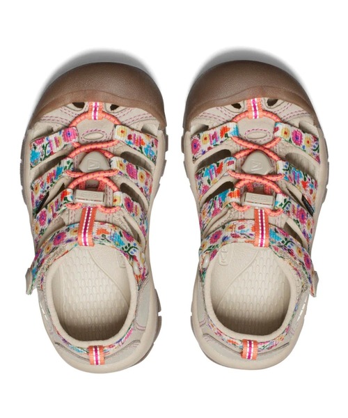 KEEN（キーン）の「KEEN/キーン キッズ サンダル 水陸両用 花柄 NEWPORT H2 ニューポート 1028822（サンダル・キッズ・ベージュ系その他・19.5cm/18.5cm/18.0cm/17.0cm/16.0cm/15.0cm）」の5枚目の写真