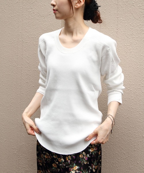 MEYAME/メヤメ オブロングネックプルオーバー OBLONG NECK PULLOVER（T