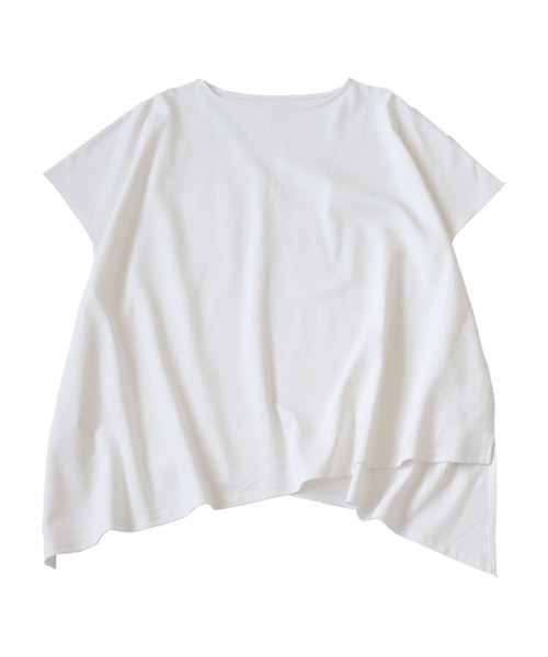antiqua(アンティカ)の「フレンチスリーブトップス(Tシャツ/カットソー・レディース・ホワイト/ブラック/ブルー・ONESIZE)」の19枚目の写真