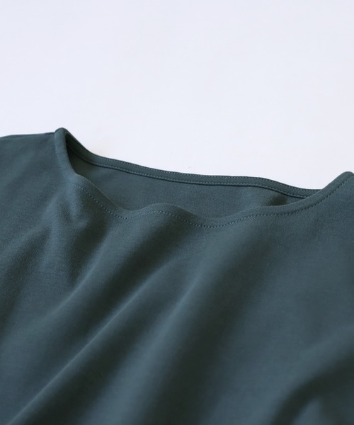 antiqua(アンティカ)の「フレンチスリーブトップス(Tシャツ/カットソー・レディース・ホワイト/ブラック/ブルー・ONESIZE)」の22枚目の写真