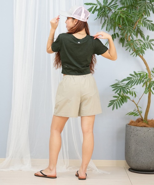 Hurley （ハーレー）の「Hurley/ハーレー 水陸両用ショート丈カップ付きTシャツ ブラトップ  WSB2421007（Tシャツ/カットソー・レディース・ホワイト/イエロー/パープル/ブラック/ダークグリーン・M/S）」の7枚目の写真