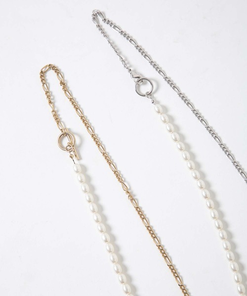 FACTOTUM（ファクトタム）の「【FACTOTUM】2WAYパールネックレス（ネックレス・メンズ・ゴールド/シルバー・FREE）」の7枚目の写真