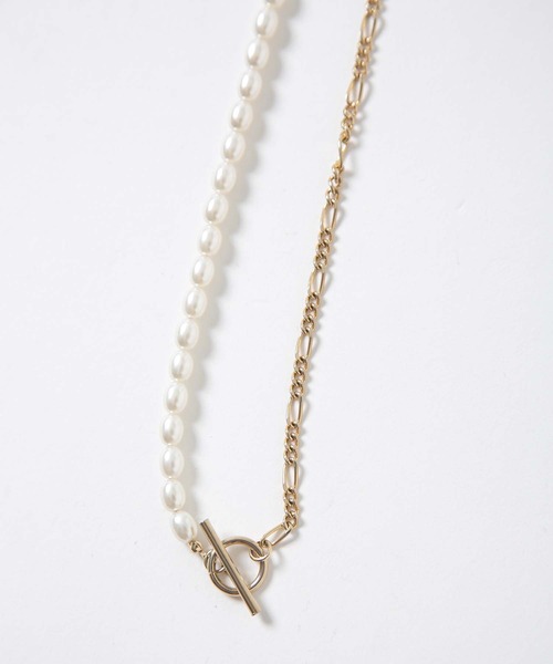 FACTOTUM（ファクトタム）の「【FACTOTUM】2WAYパールネックレス（ネックレス・メンズ・ゴールド/シルバー・FREE）」の4枚目の写真